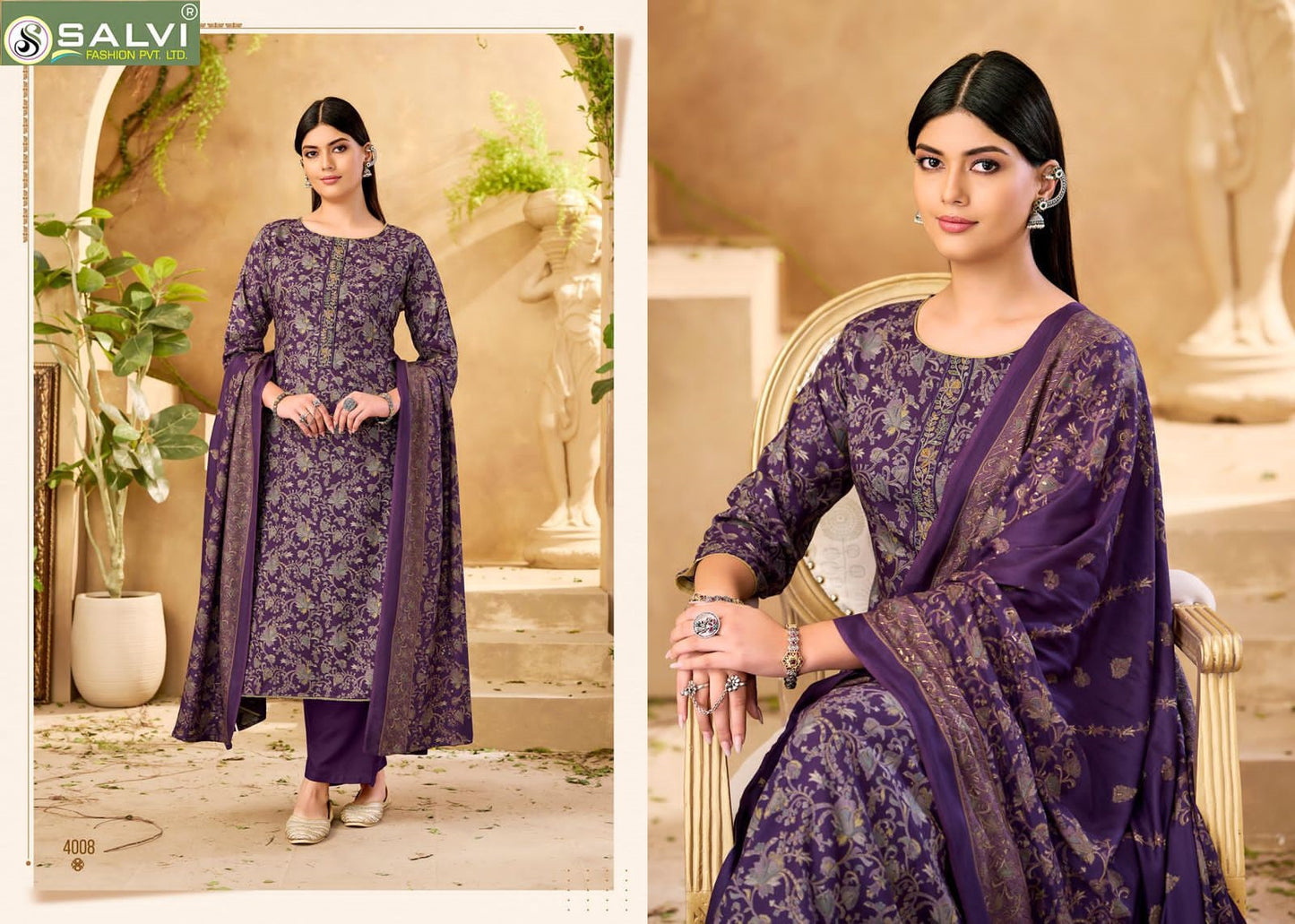 Shalini Winter Vol 4 Salvi Fashion Pashmina Suits Exporter India