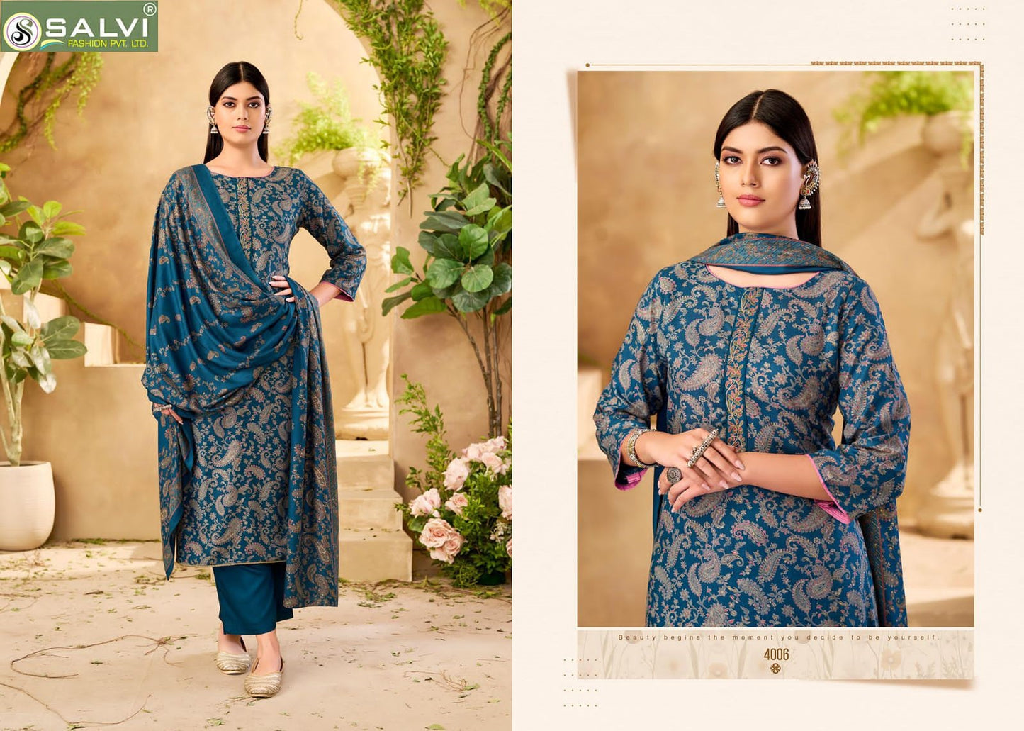 Shalini Winter Vol 4 Salvi Fashion Pashmina Suits Exporter India