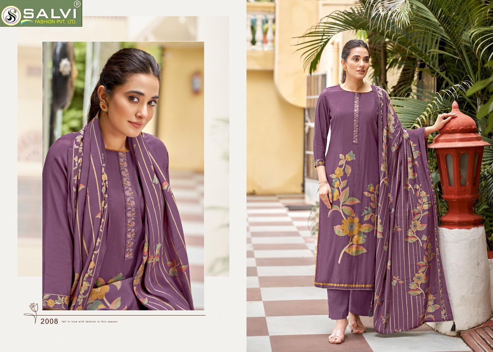 Shally Silk Puls Salvi Fashion Modal Silk Pant Style Suits Exporter Gujarat