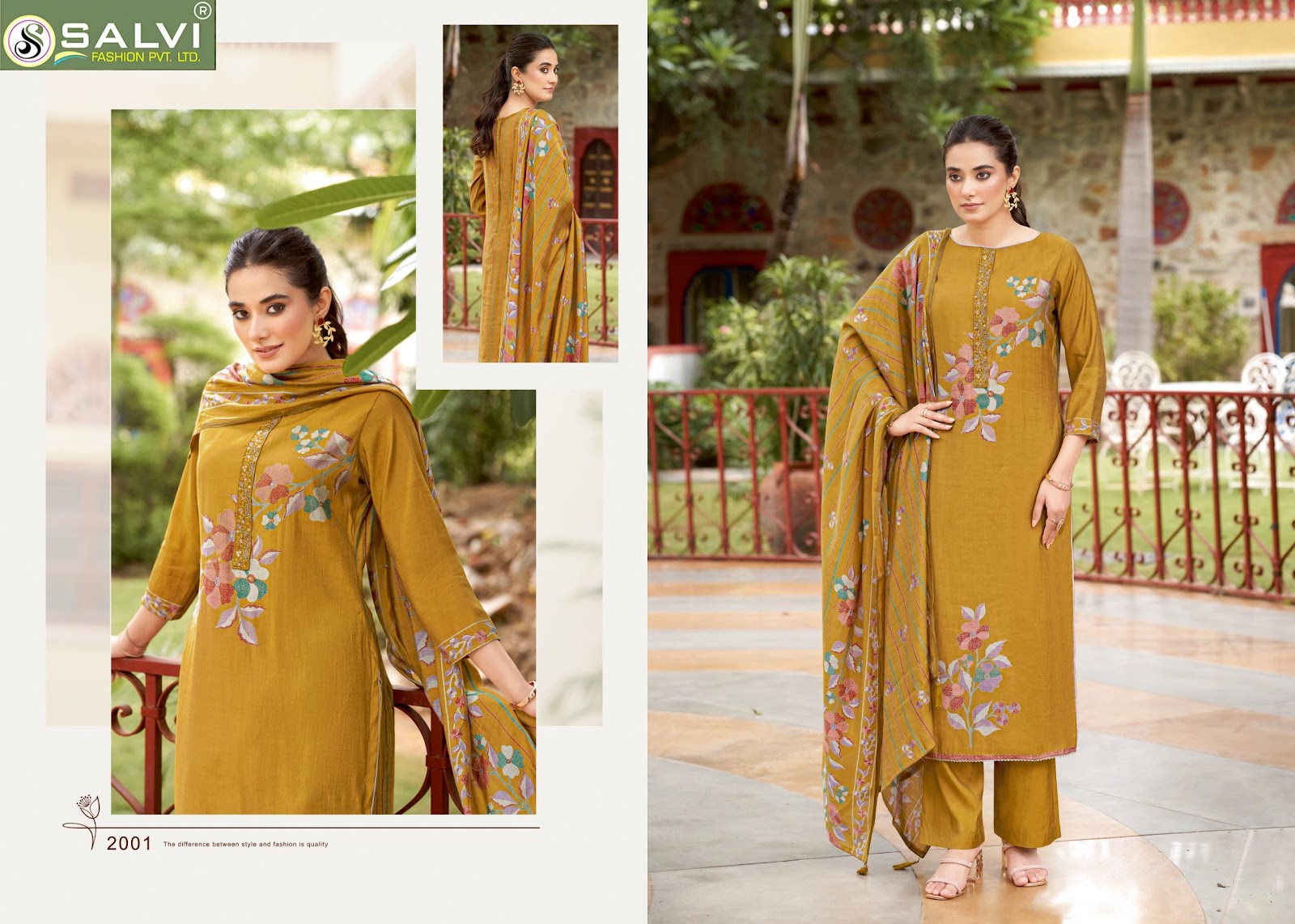 Shally Silk Puls Salvi Fashion Modal Silk Pant Style Suits Exporter Gujarat