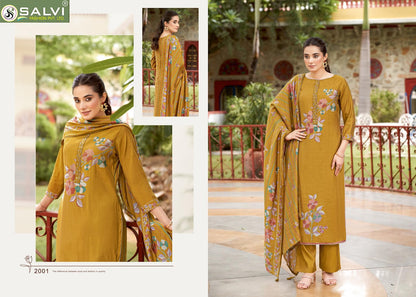 Shally Silk Puls Salvi Fashion Modal Silk Pant Style Suits Exporter Gujarat