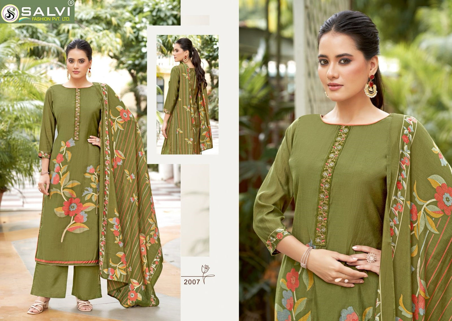 Shally Silk Vol 2 Once Again Salvi Fashion Modal Silk Pant Style Suits Manufacturer Gujarat