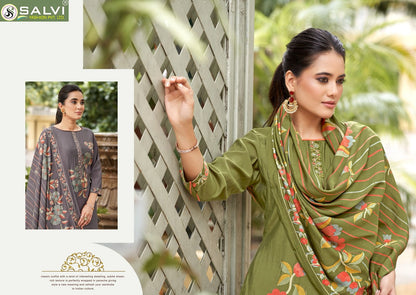 Shally Silk Vol 2 Once Again Salvi Fashion Modal Silk Pant Style Suits Manufacturer Gujarat