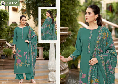 Shally Silk Vol 2 Once Again Salvi Fashion Modal Silk Pant Style Suits Manufacturer Gujarat