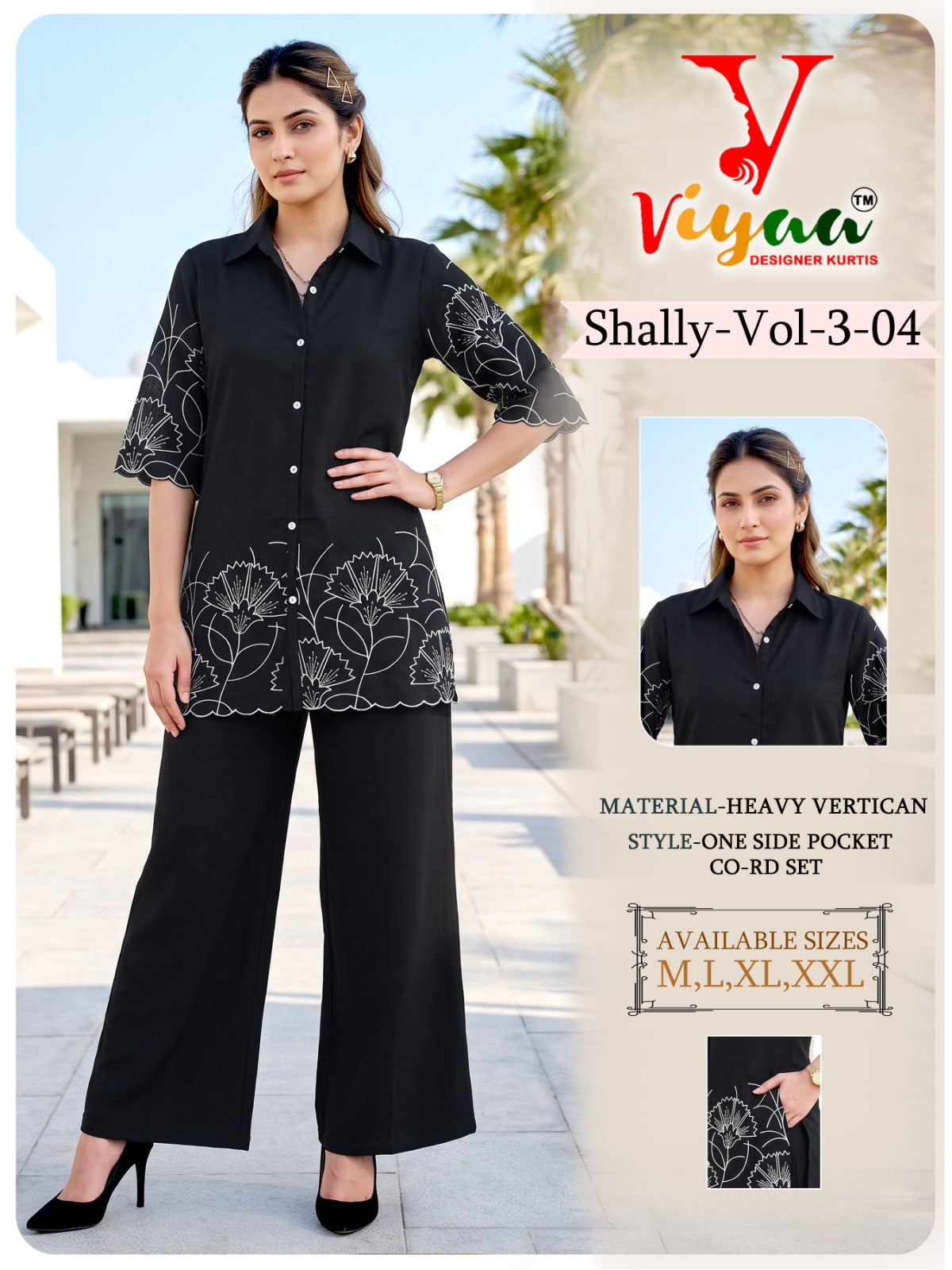 Shally Vol 3 Viyaa Vertican Co Ord Set Supplier India