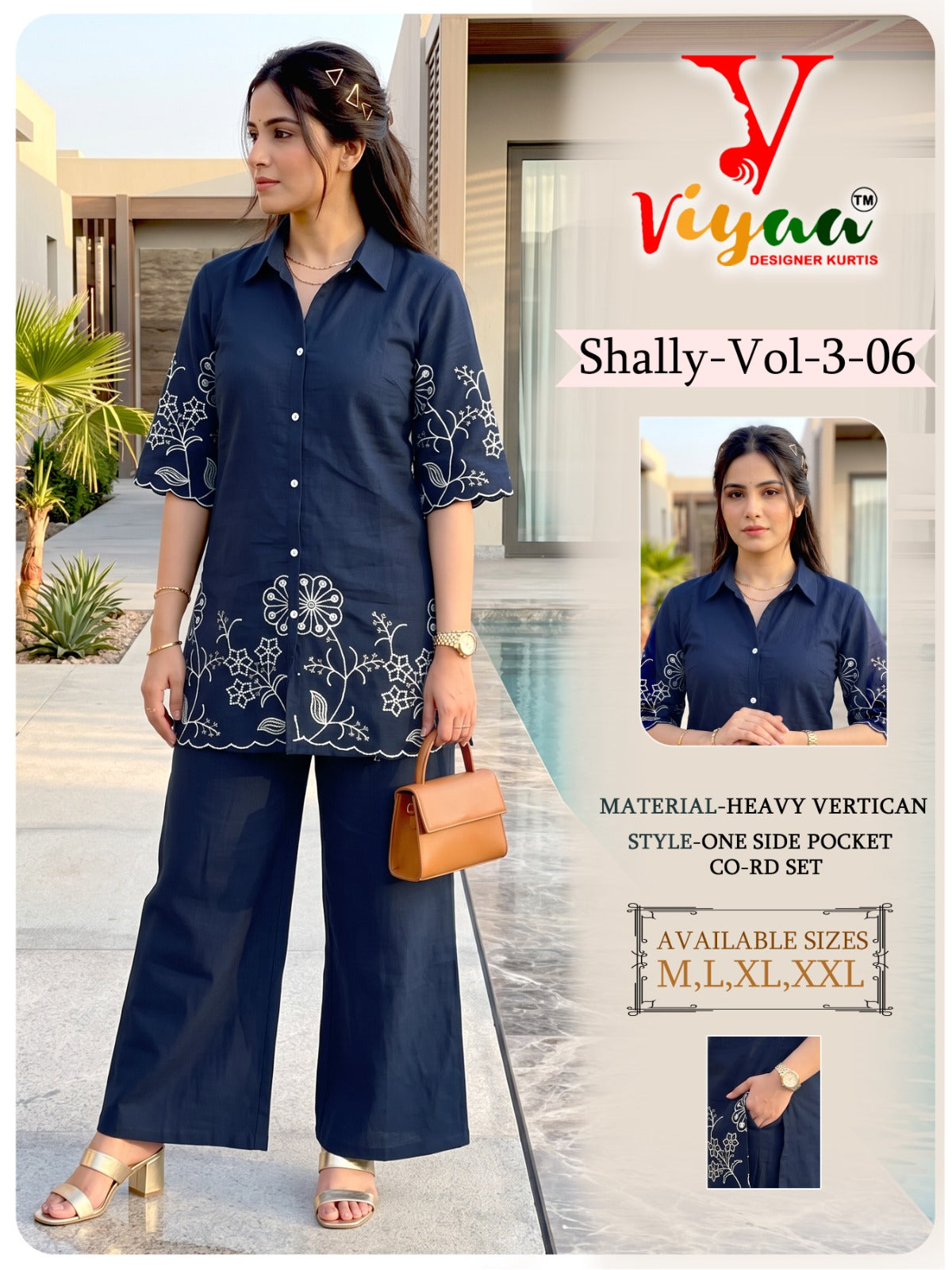 Shally Vol 3 Viyaa Vertican Co Ord Set Supplier India