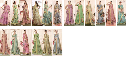 Shalu Vol 6-7-8 Vallabhi Prints Georgette Sarees Manufacturer Ahmedabad