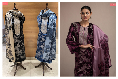 Shalvi Naariti Velvet Suits Exporter
