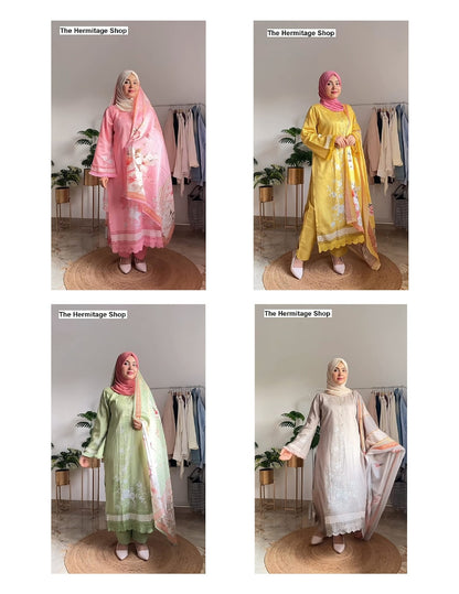 Shamiana The Hermitage Shop Jam Satin Karachi Readymade Suits Manufacturer Ahmedabad