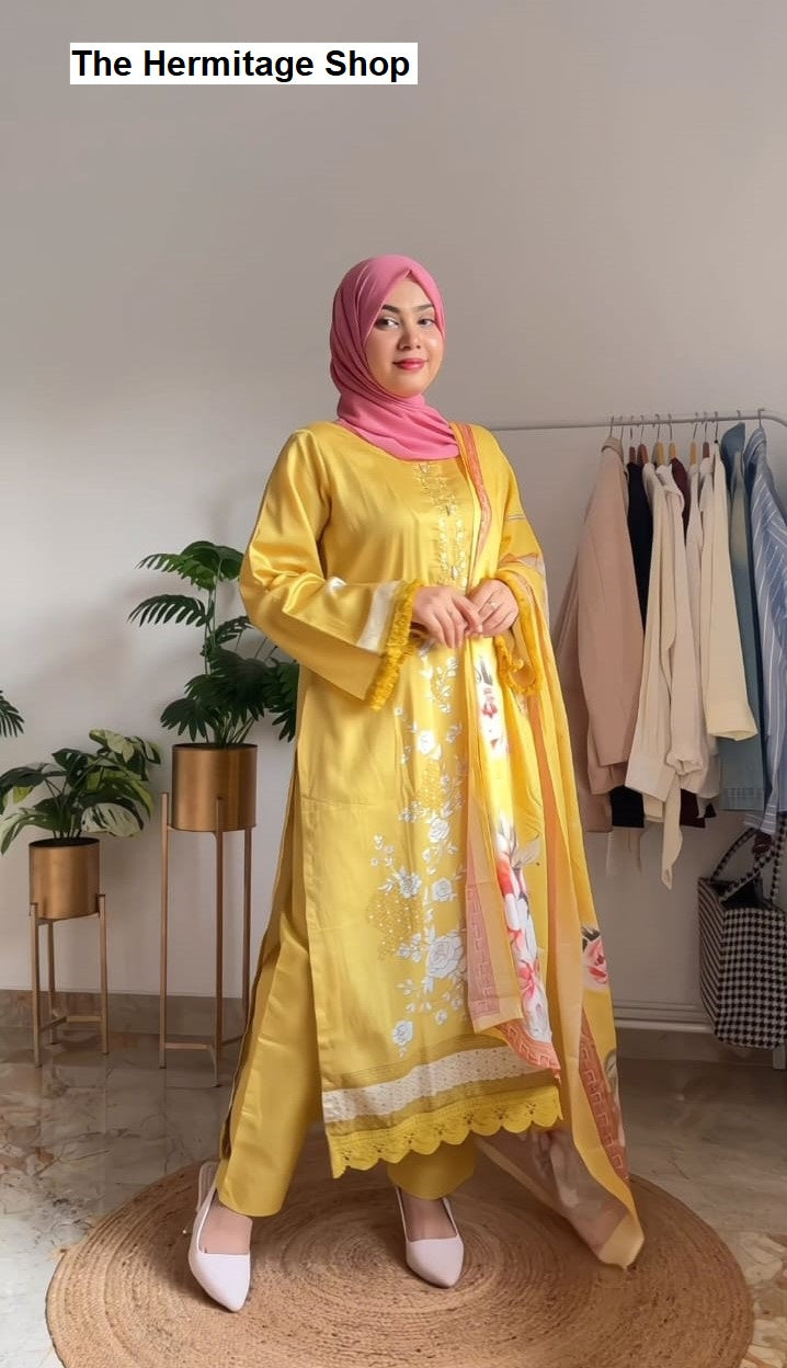 Shamiana The Hermitage Shop Jam Satin Karachi Readymade Suits Manufacturer Ahmedabad