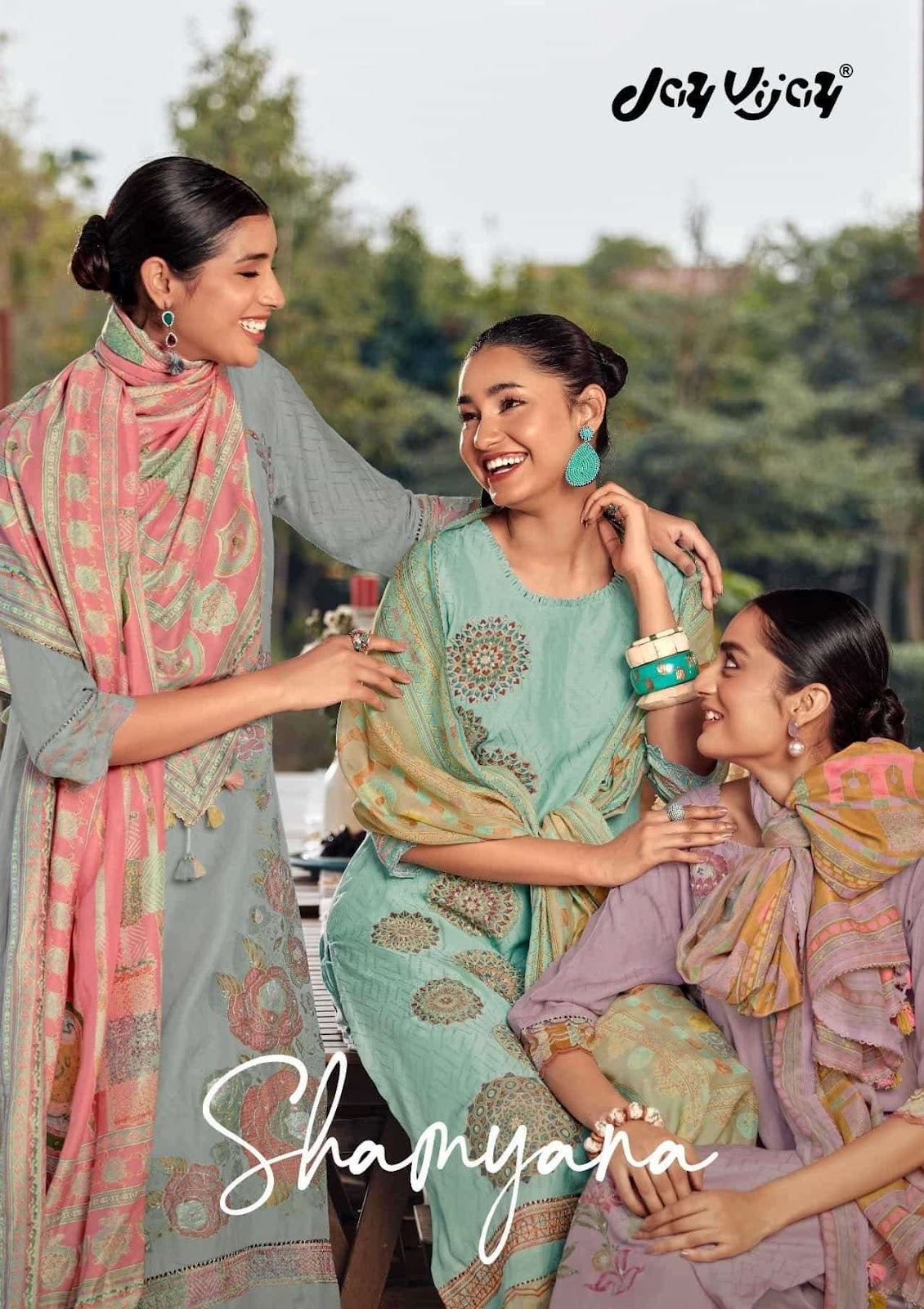 Shamyana Jay Vijay Silk Jacquard Pant Style Suits Exporter