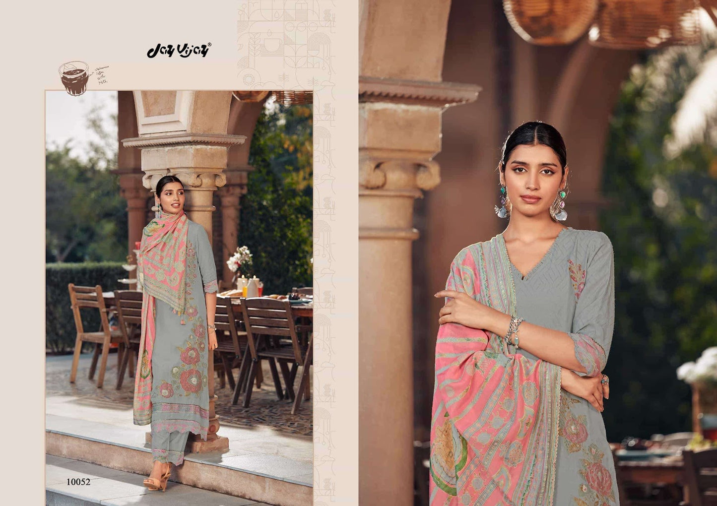 Shamyana Jay Vijay Silk Jacquard Pant Style Suits Exporter