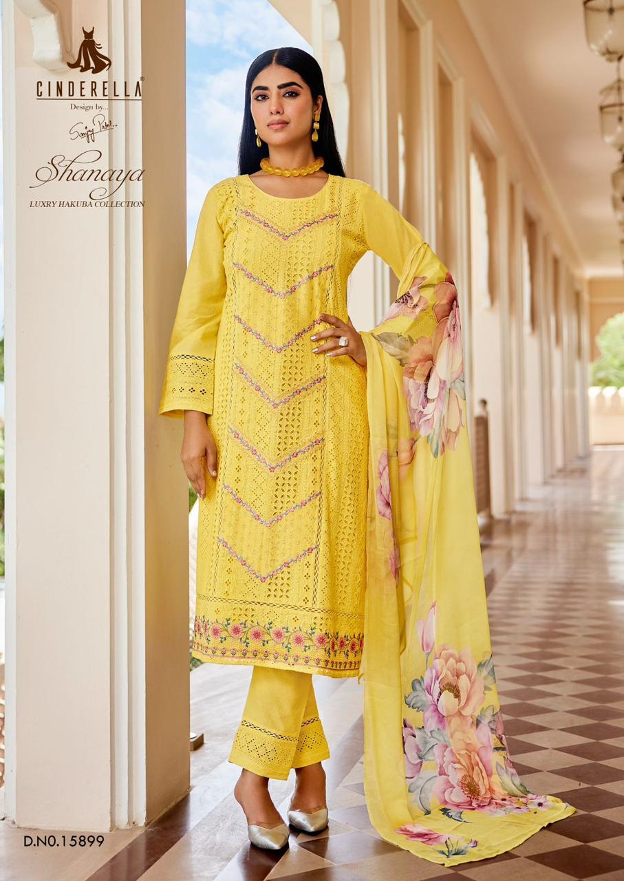 Shanaya Cinderella Cambric Cotton Pant Style Suits Manufacturer