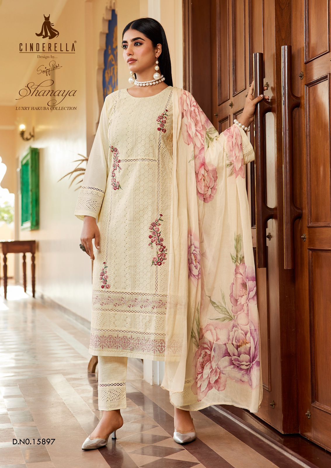 Shanaya Cinderella Cambric Cotton Pant Style Suits Manufacturer