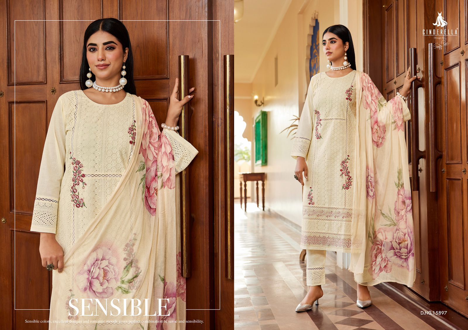 Shanaya Cinderella Cambric Cotton Pant Style Suits Manufacturer