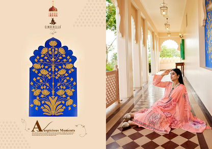 Shanaya Cinderella Cambric Cotton Pant Style Suits Manufacturer