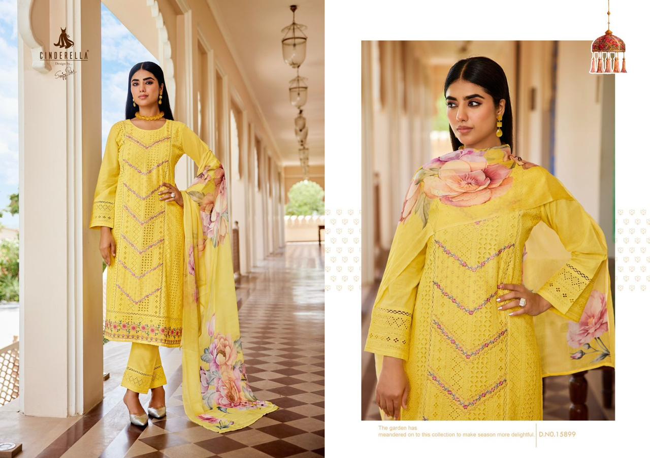 Shanaya Cinderella Cambric Cotton Pant Style Suits Manufacturer