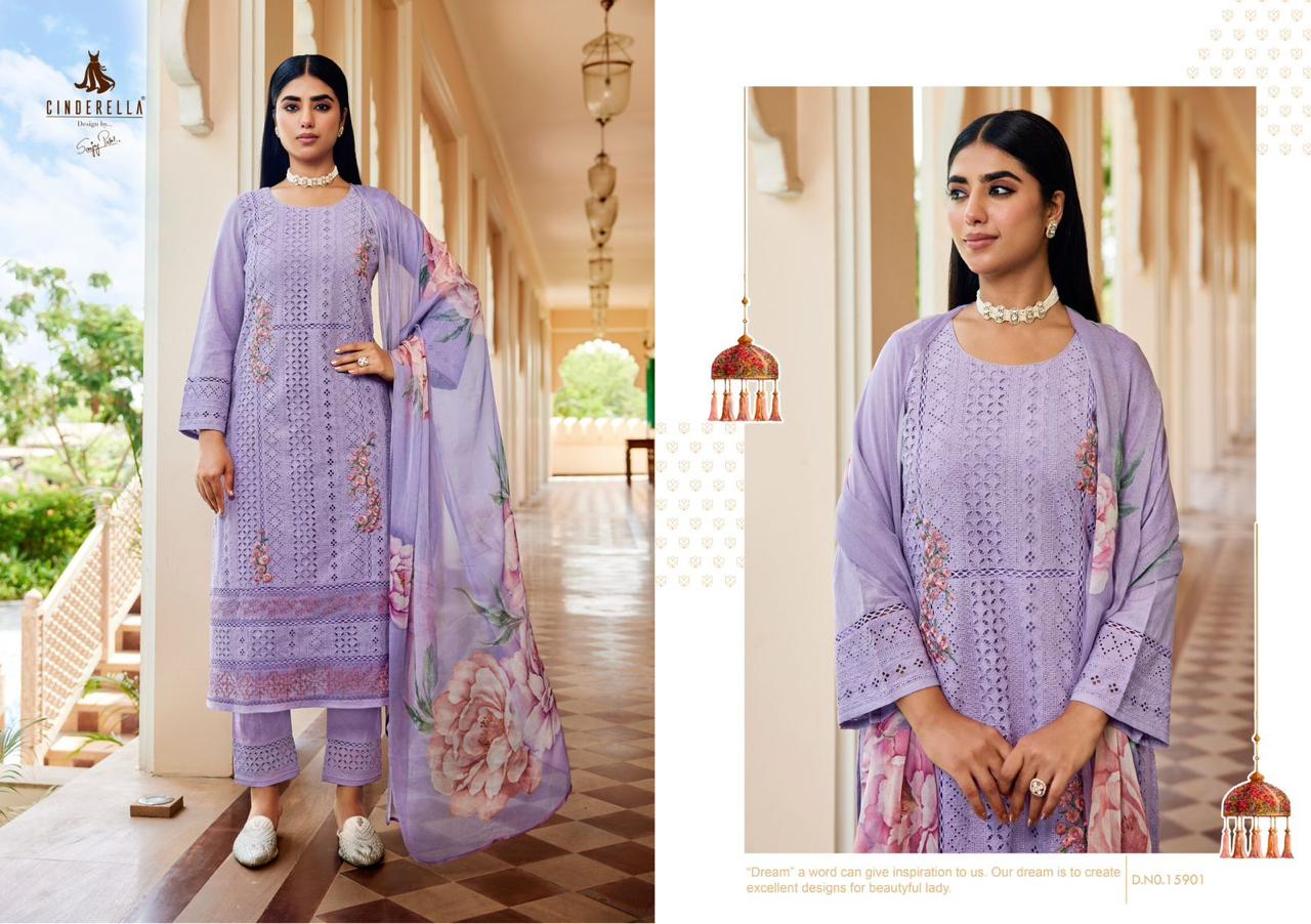 Shanaya Cinderella Cambric Cotton Pant Style Suits Manufacturer