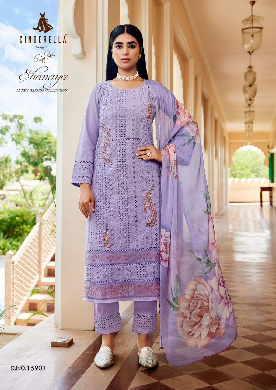 Shanaya Cinderella Cambric Cotton Pant Style Suits Manufacturer