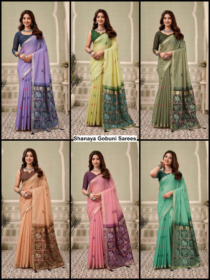 Shanaya Gobuni Woven Sarees Wholesale