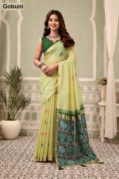 Shanaya Gobuni Woven Sarees Wholesale