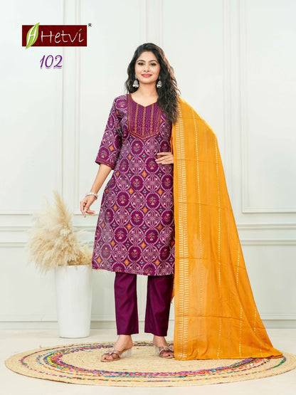 Shanaya Hetvi Vertican Readymade Pant Style Suits Manufacturer Gujarat