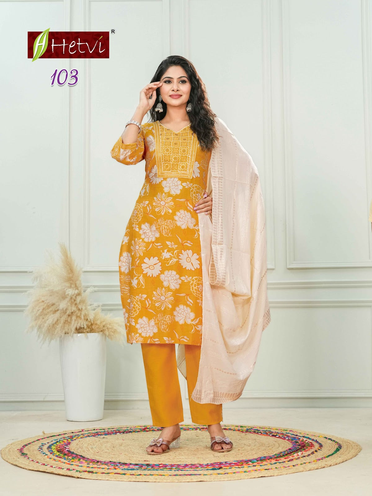 Shanaya Hetvi Vertican Readymade Pant Style Suits Manufacturer Gujarat