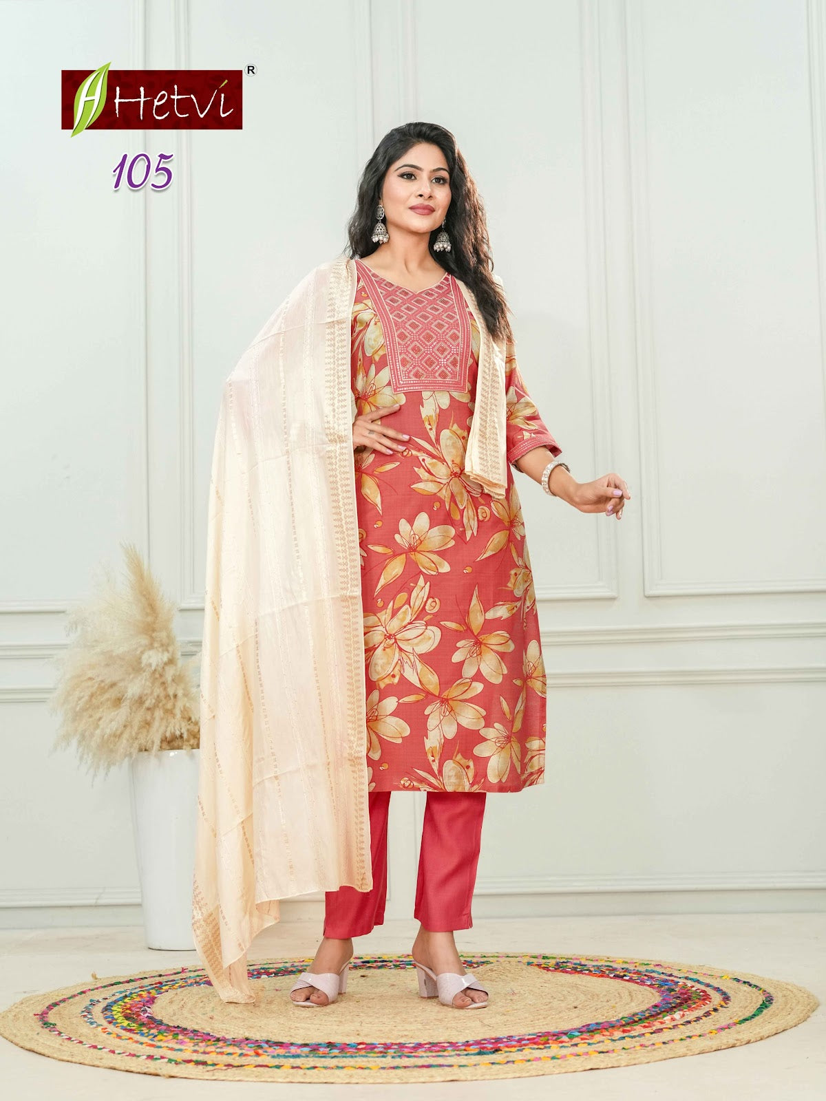 Shanaya Hetvi Vertican Readymade Pant Style Suits Manufacturer Gujarat