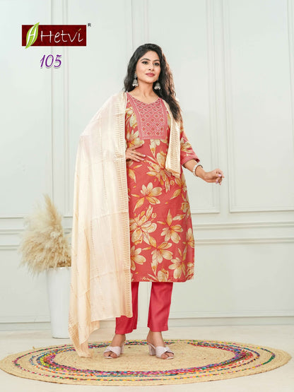 Shanaya Hetvi Vertican Readymade Pant Style Suits Manufacturer Gujarat