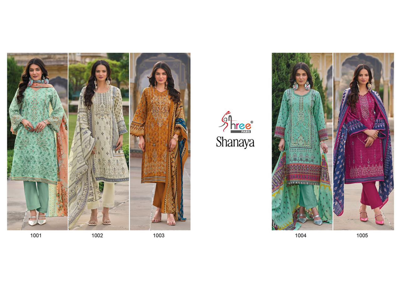 Shanaya Shree Fabs Pure Cotton Karachi Salwar Suits
