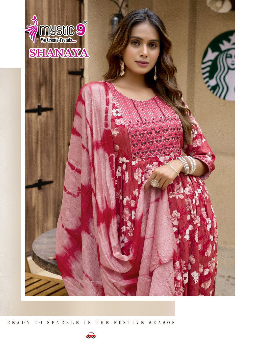 Shanaya Vol 10 Mystic 9 Heavy Rayon Readymade Pant Style Suits Wholesaler Gujarat
