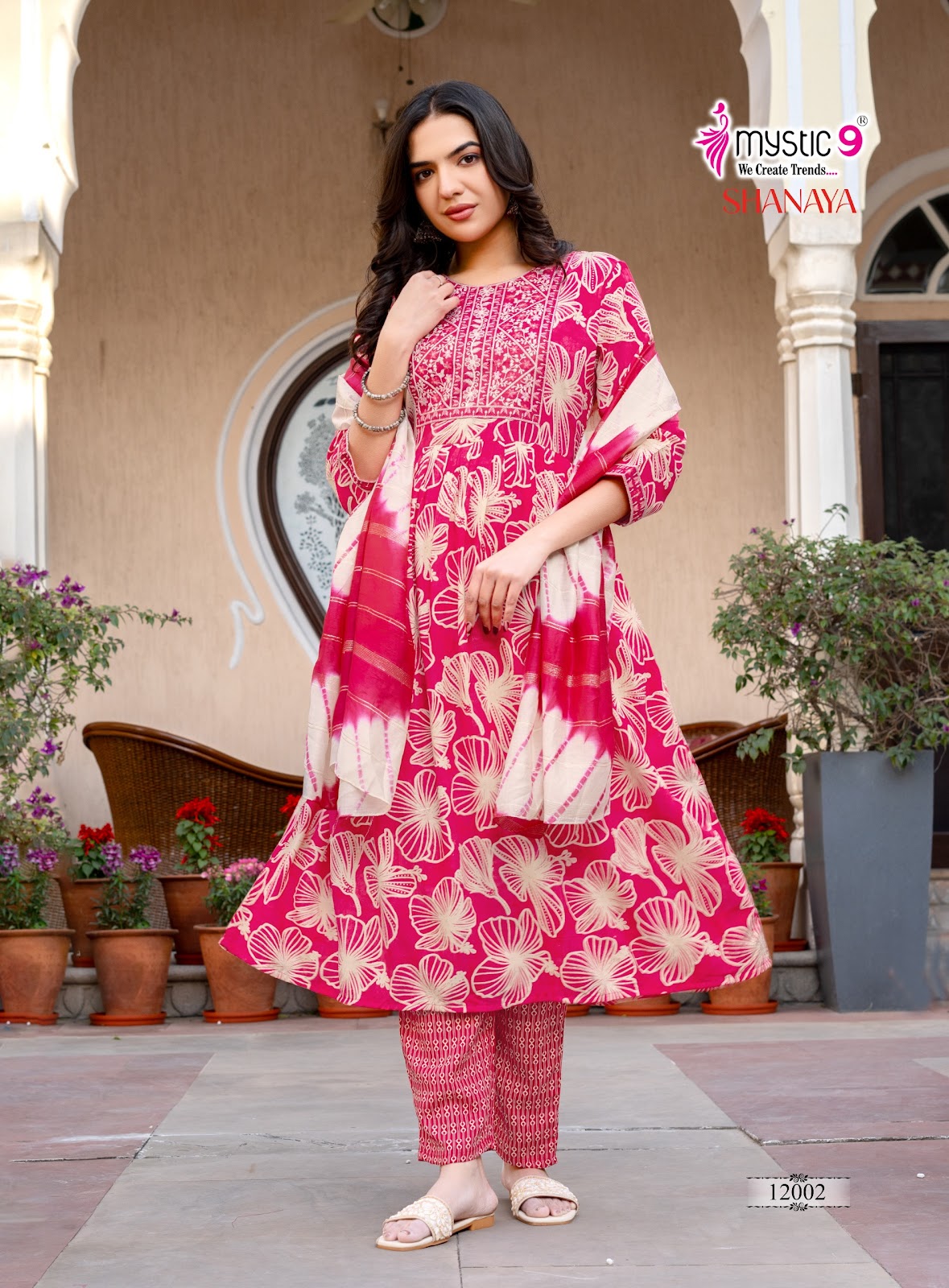 Shanaya Vol 12 Mystic 9 Rayon Readymade Anarkali Suits Wholesale Price