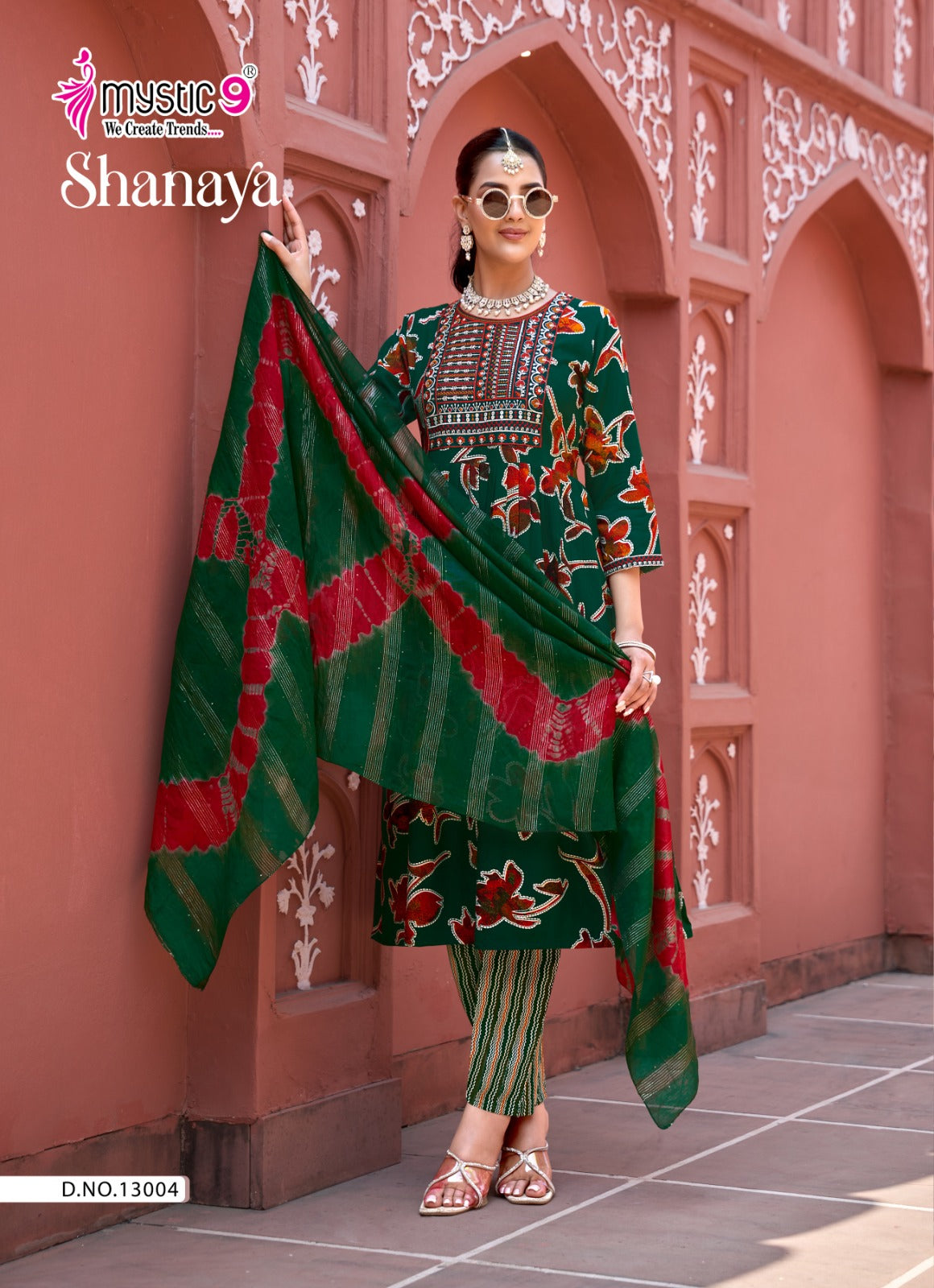 Shanaya Vol 13 Mystic 9 Rayon Readymade Pant Style Suits Manufacturer Ahmedabad