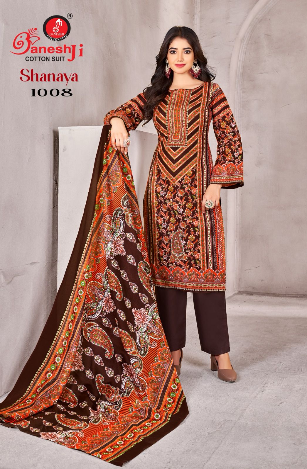 Shanaya Vol 1 Ganeshji Heavy Cotton Karachi Salwar Suits Manufacturer India