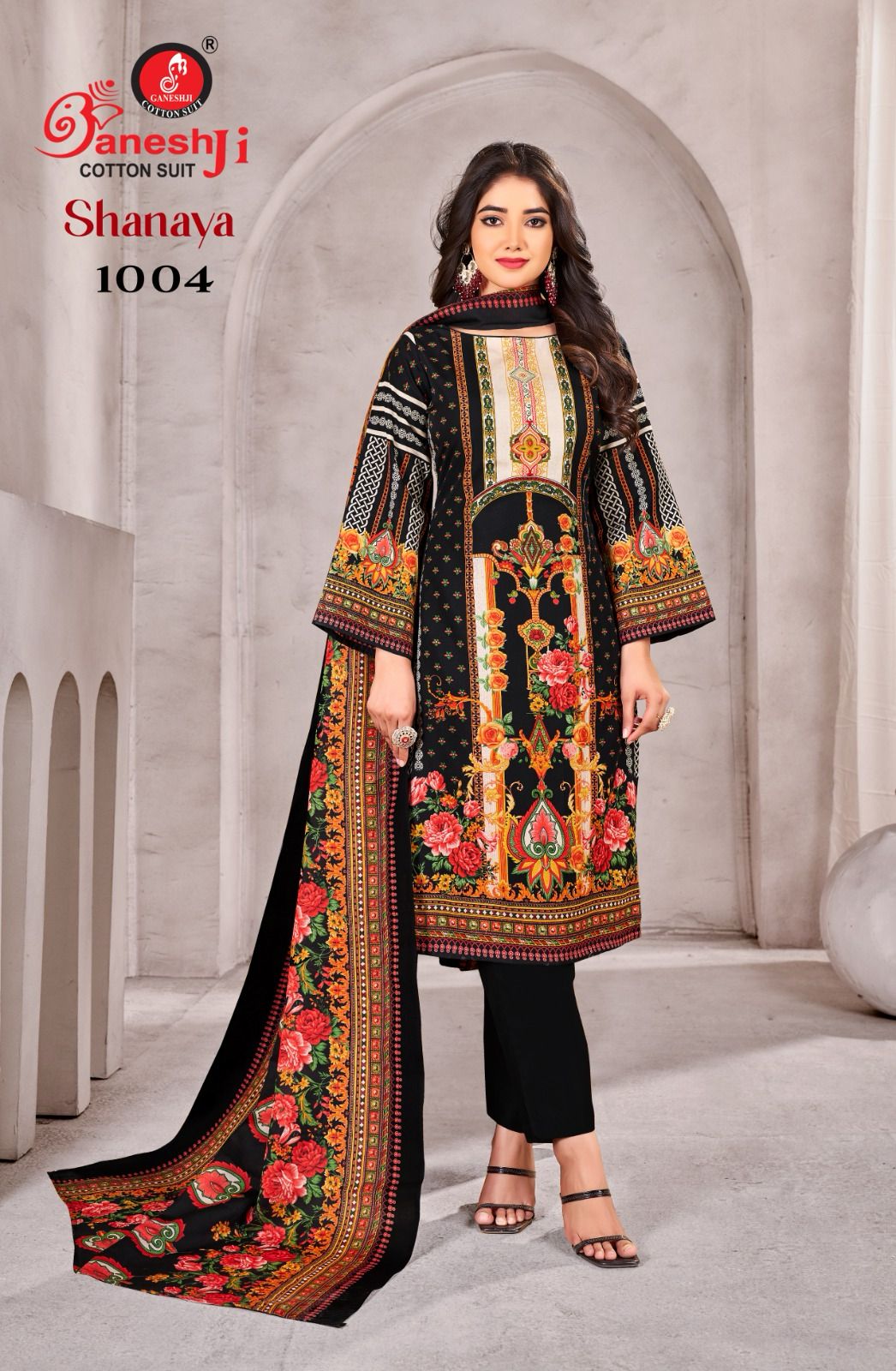 Shanaya Vol 1 Ganeshji Heavy Cotton Karachi Salwar Suits Manufacturer India