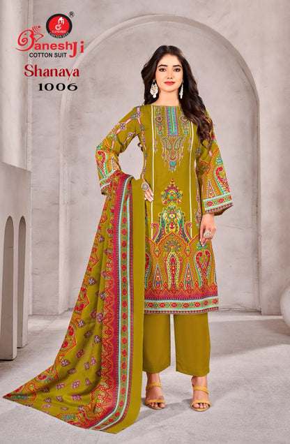 Shanaya Vol 1 Ganeshji Heavy Cotton Karachi Salwar Suits Manufacturer India