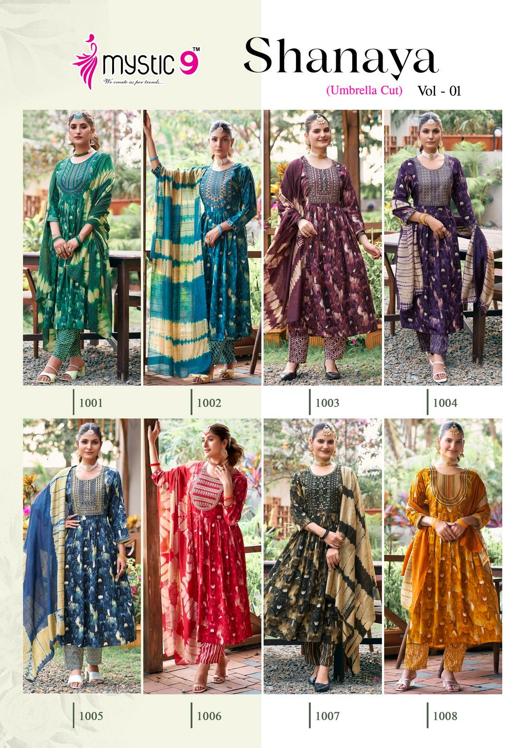 Shanaya Vol 1 Mystic 9 Readymade Pant Style Suits
