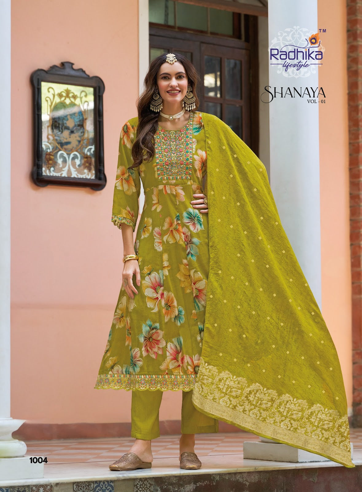 Shanaya Vol 1 Radhika Lifestyle Milano Readymade Anarkali Suits Exporter
