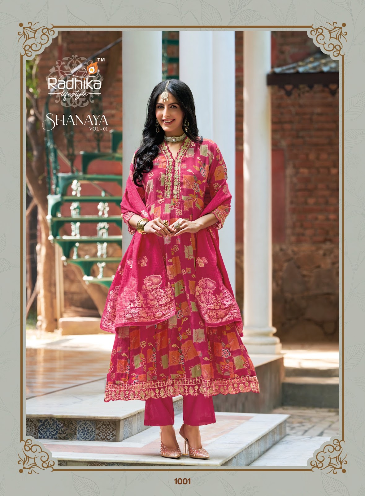 Shanaya Vol 1 Radhika Lifestyle Milano Readymade Anarkali Suits Exporter