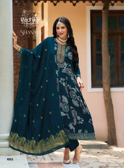 Shanaya Vol 1 Radhika Lifestyle Milano Readymade Anarkali Suits Exporter