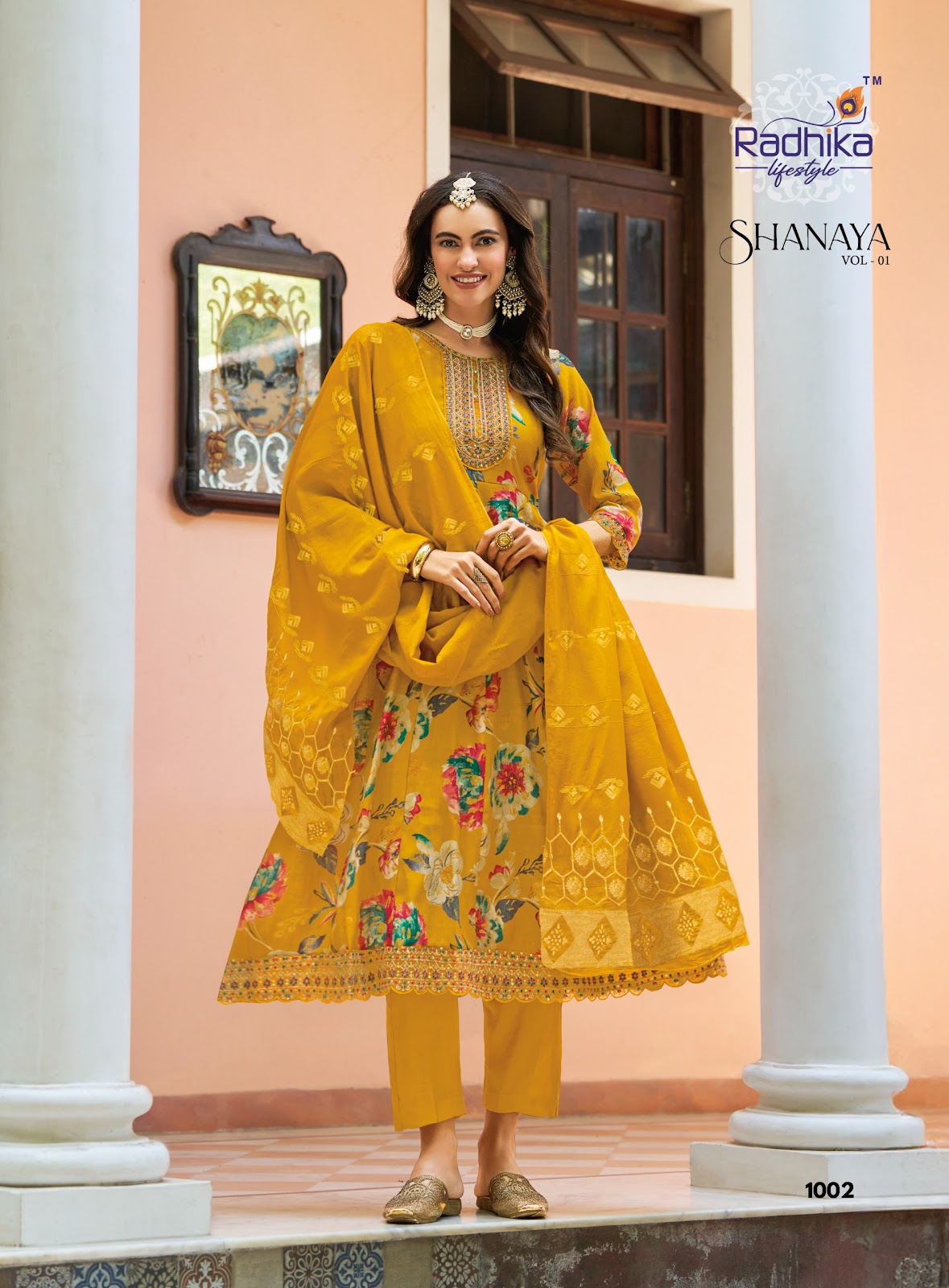 Shanaya Vol 1 Radhika Lifestyle Milano Readymade Anarkali Suits Exporter