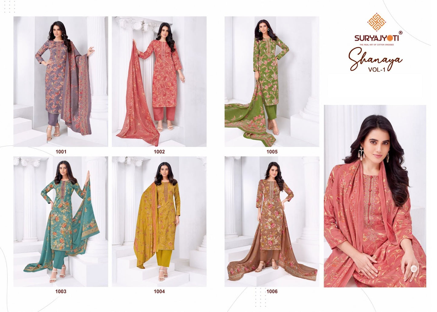 Shanaya Vol 1 Suryajyoti Jaam Satin Pant Style Suits Wholesale Rate