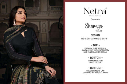 Shanaya Vol 2 Netra Soft Silk Pant Style Suits Exporter Gujarat