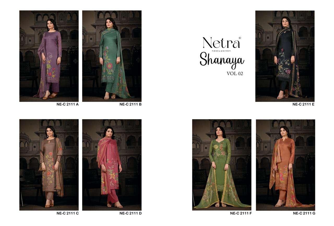 Shanaya Vol 2 Netra Soft Silk Pant Style Suits Exporter Gujarat