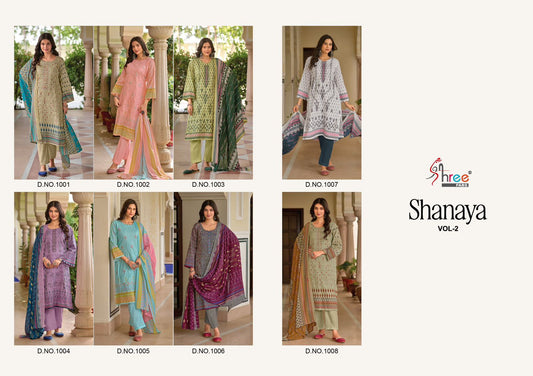 Shanaya Vol 2 Shree Fabs Pure Cotton Karachi Salwar Suits Manufacturer Ahmedabad