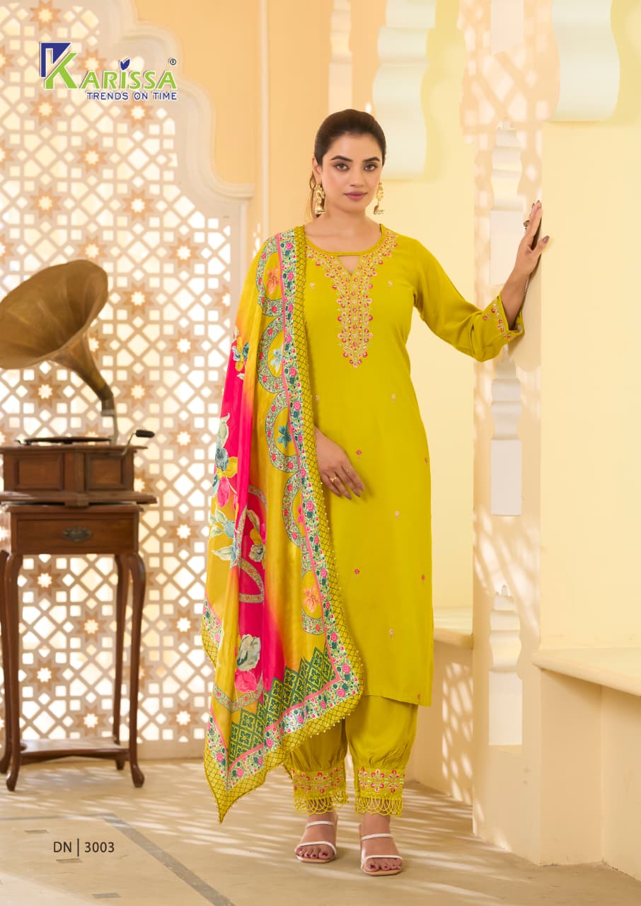 Shanaya Vol 3 Karissa Liva Rayon Readymade Suits Exporter