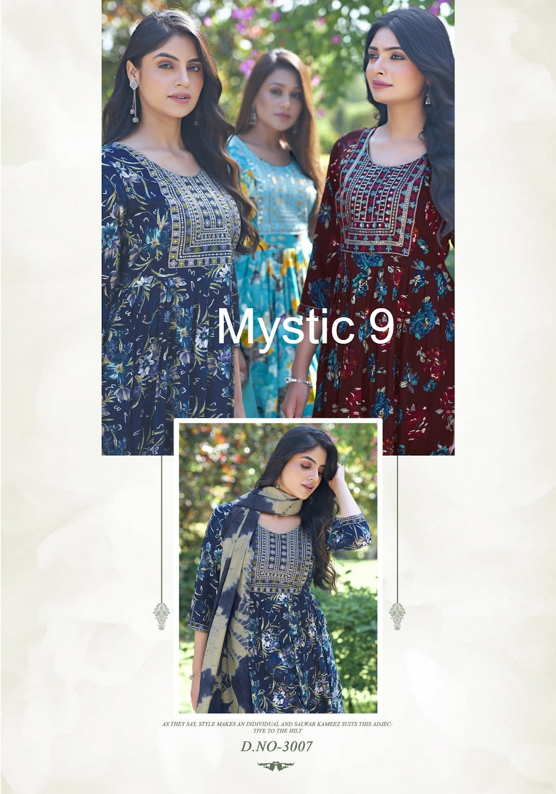 Shanaya Vol 3 Mystic 9 Reyon Readymade Pant Style Suits Wholesaler Ahmedabad