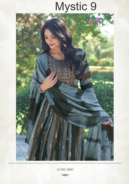 Shanaya Vol 3 Mystic 9 Reyon Readymade Pant Style Suits Wholesaler Ahmedabad