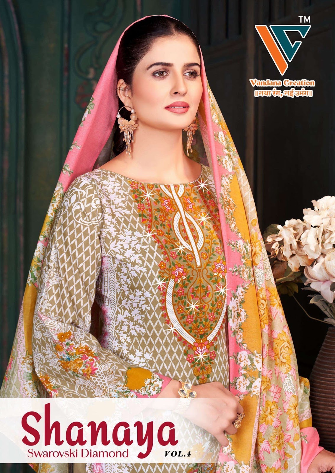 Shanaya Vol 4 Vandana Creation Cotton Karachi Salwar Suits Wholesale Price