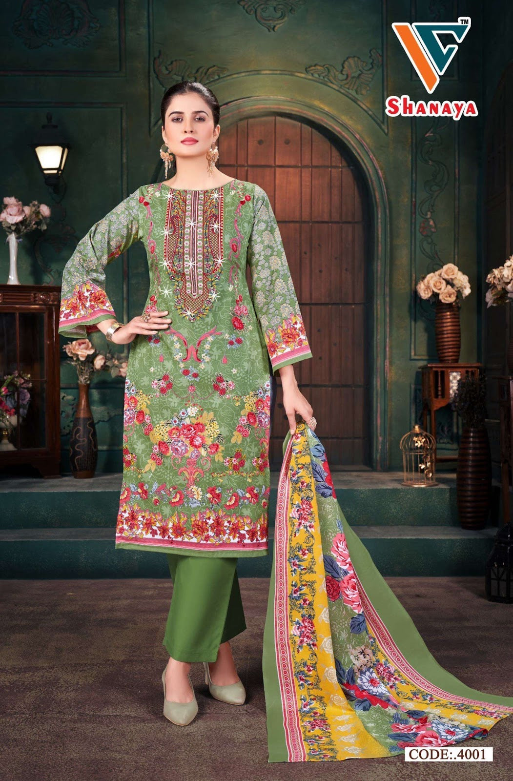 Shanaya Vol 4 Vandana Creation Cotton Karachi Salwar Suits Wholesale Price